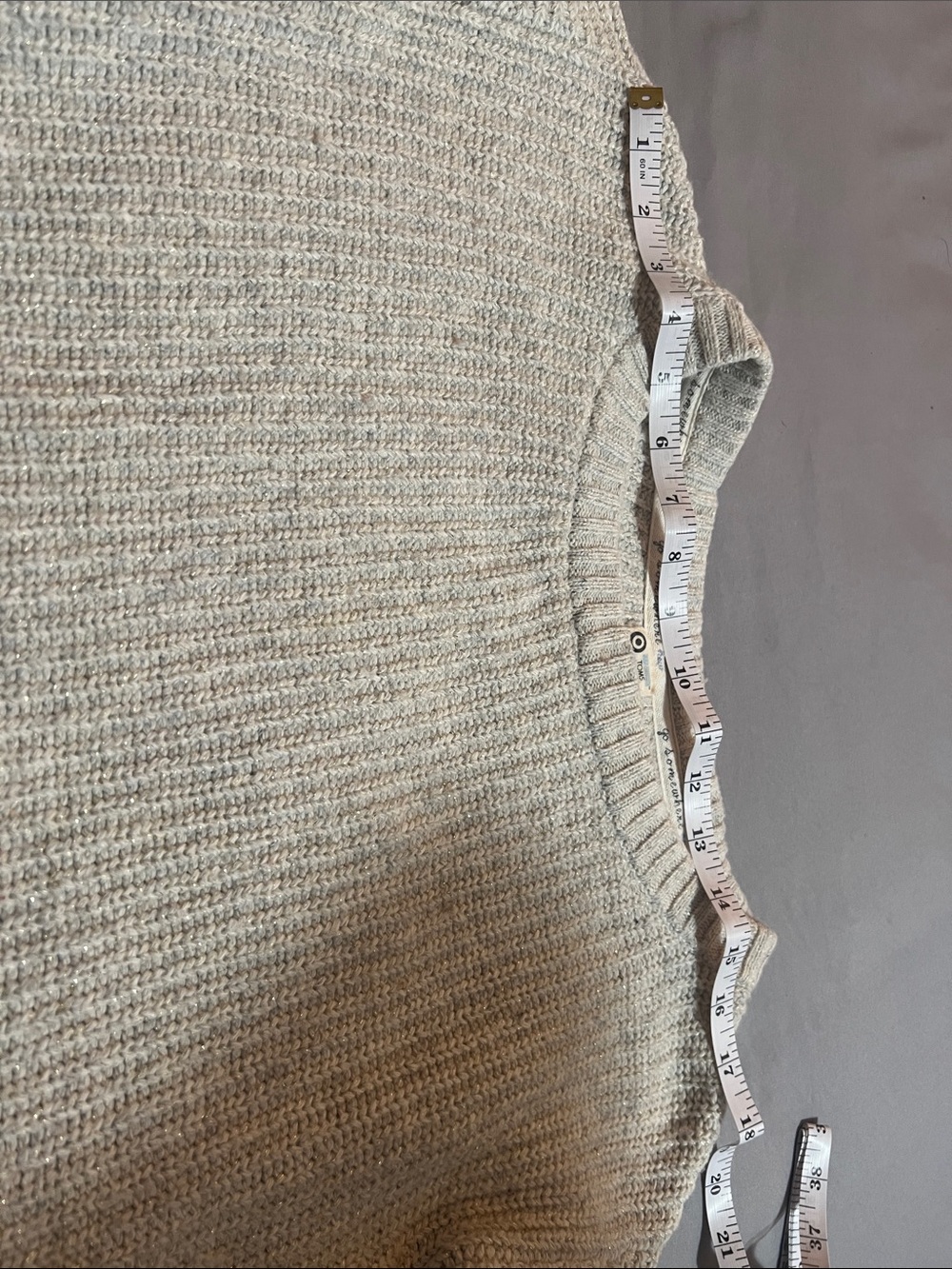 Toms Cream Ribbed Crewneck Sweater - Picture 8 of 9